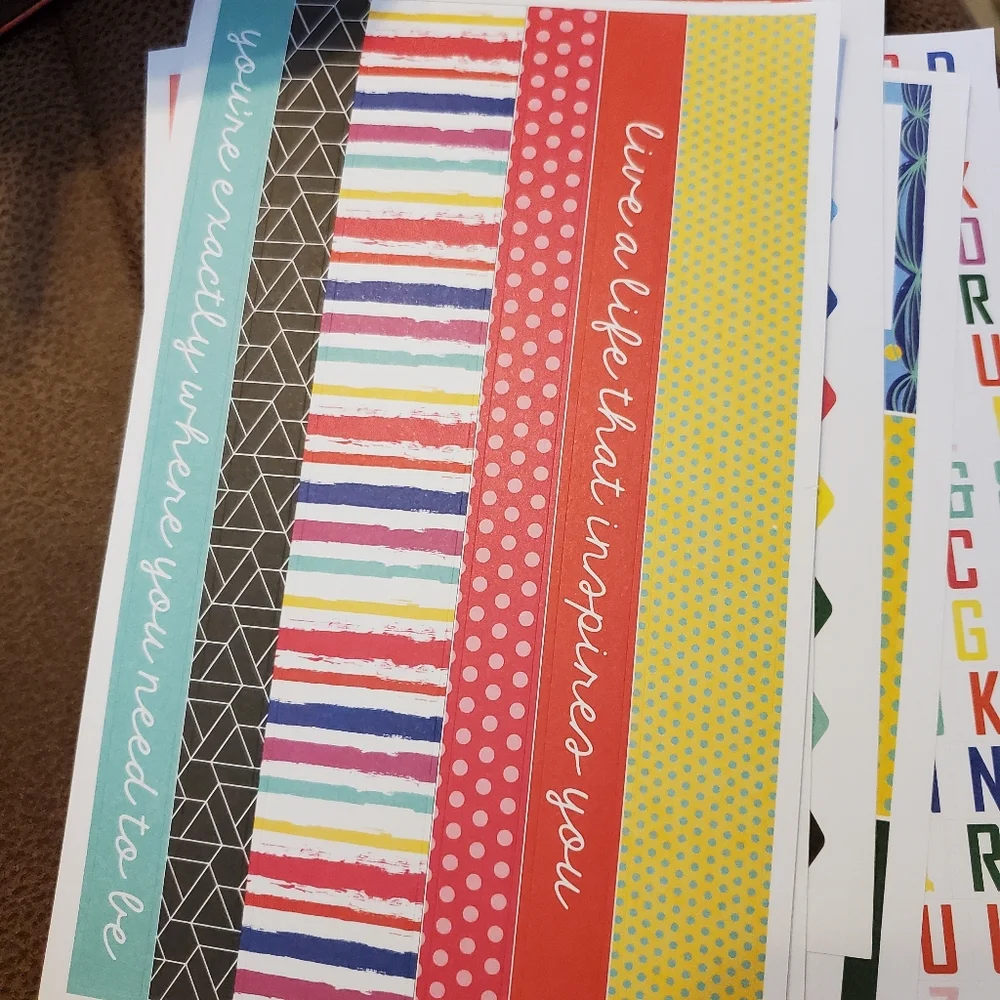 Batch of stickers to use in planners